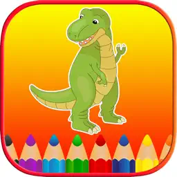 恐龙彩图免费页面的幼儿