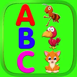 拖動物 ABC 匹配,  動物配對, 拖水果 有趣的